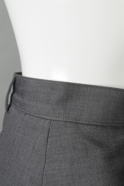 CH195 design grey pleated skirt for women's wear  supply invisible zipper pleated skirt  pleated skirt hk center detail view-10